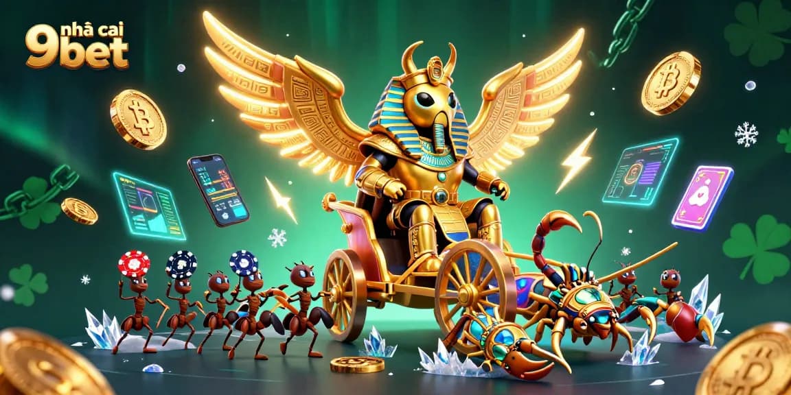 Engage in thrilling gameplay at nhà cái 9bet with unique characters and vibrant casino elements.