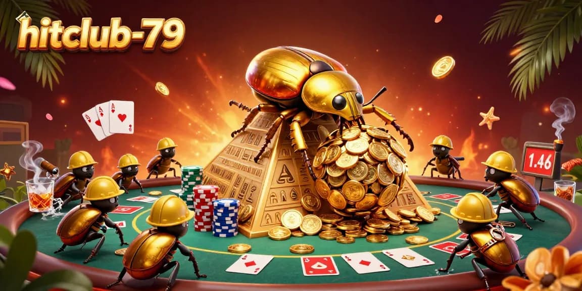 Experience excitement at hitclub-79 with this vibrant depiction of gaming triumph and strategy.