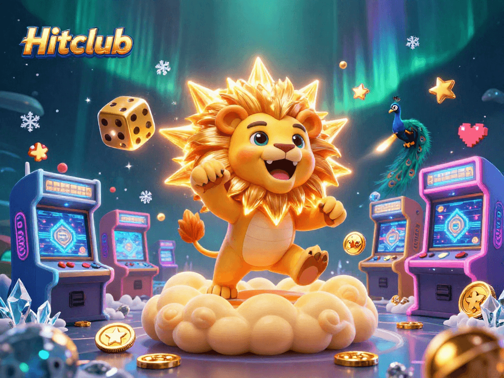 Experience the thrilling action of Hitclub with vibrant gameplay and eye-catching visuals in this 3D illustration.