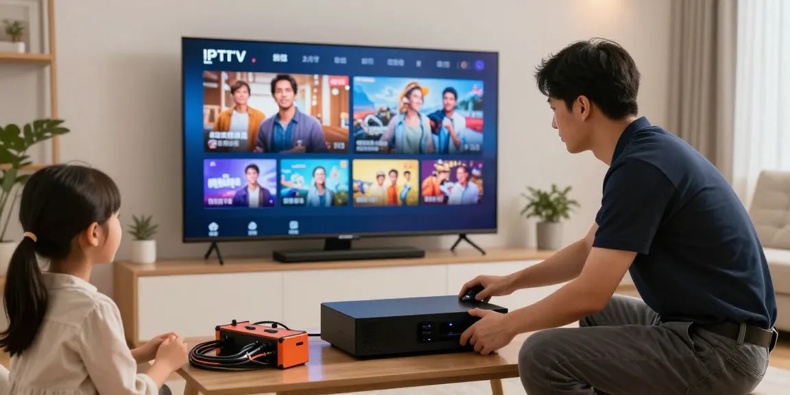 Best IPTV solutions from trusted local services, professional contractor setting up reliable streaming services.
