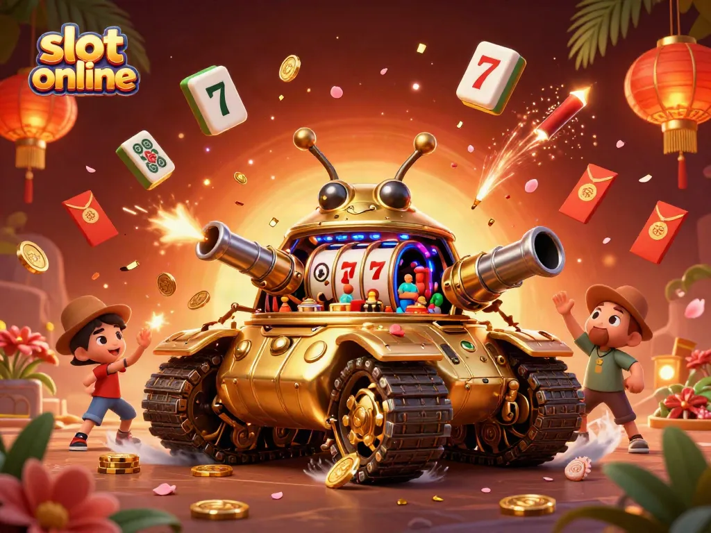 Play exciting slot online games with dynamic visuals and vibrant casino-themed elements.