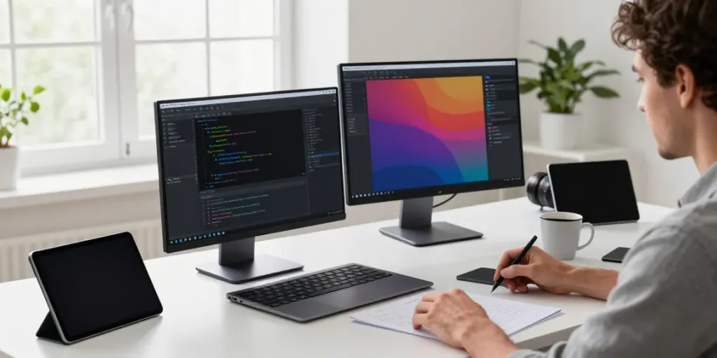 Engaging workspace demonstrating instant indexing tools for effective content discovery