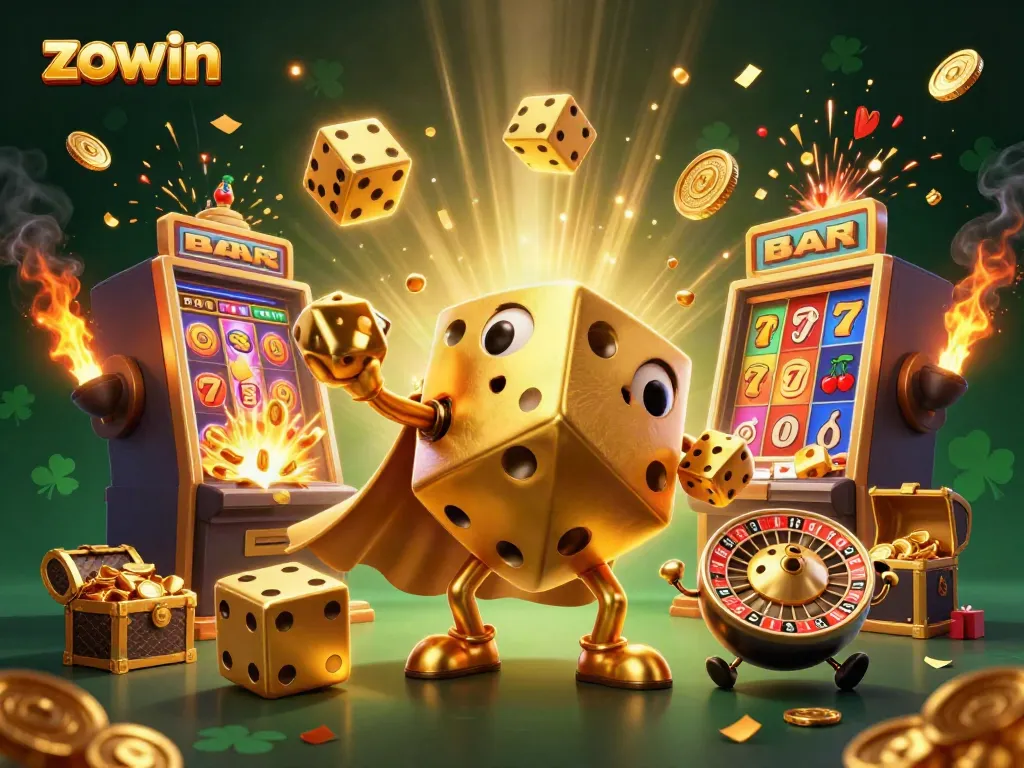 Experience the thrill of the zowin casino with golden dice and explosive winnings!