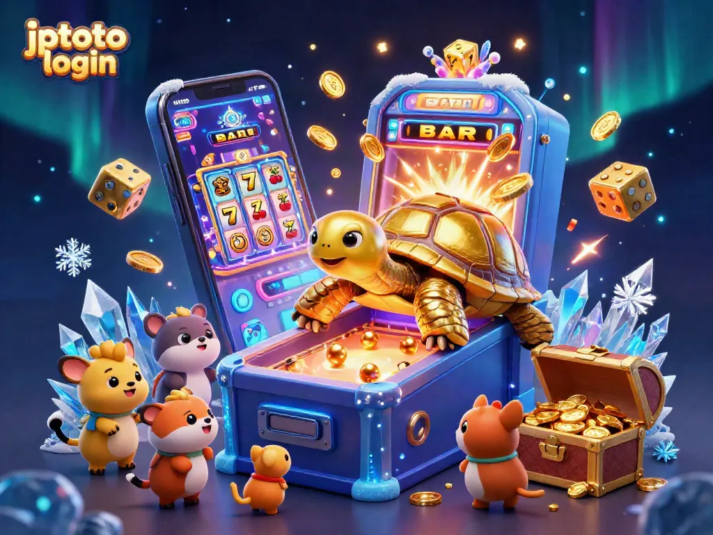 Engage with jptoto login for a thrilling gaming experience at this vibrant, action-packed casino scene.