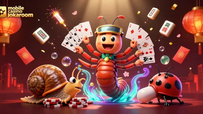 Experience the thrill of mobile casino jokaroom with cartoon characters gaming, vibrant visuals, and dynamic action.