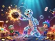 M98 delivers thrilling underwater adventure with galactic samurai shrimp engaging in epic treasure hunt.