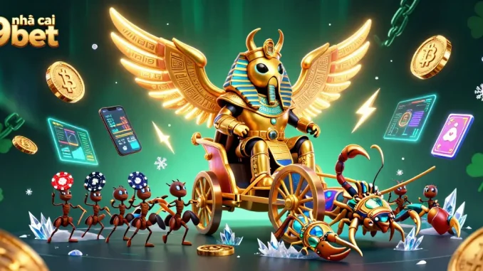 Engage in thrilling gameplay at nhà cái 9bet with unique characters and vibrant casino elements.