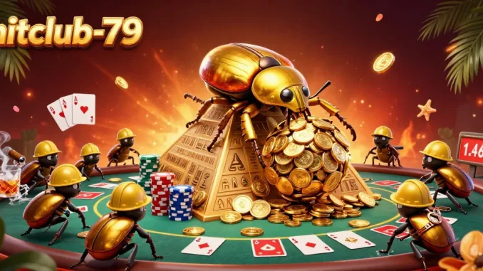 Experience excitement at hitclub-79 with this vibrant depiction of gaming triumph and strategy.
