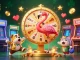 Spin the giant prize wheel at M98 and win exciting prizes in this vibrant casino scene.